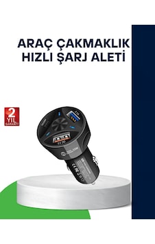 55w Hızlı Araç Şarj Cihazı Quick Charge 3.0 Ve Pd Destekli 55w Hızlı Araç Şarj Cihazı Quick Charge 3.0 Ve Pd Destekli