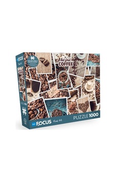 Blue Focus But Fırst Coffee - 1000 Parça
