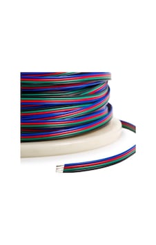 10 Metre Rgb Kablo 4 Lü Şerit Led Kablosu 4x0.22 Kalaylı %100 Bakır-4731 10 Metre Rgb Kablo 4 Lü Şerit Led Kablosu 4x0.22 Kalaylı %100 Bakır-4731