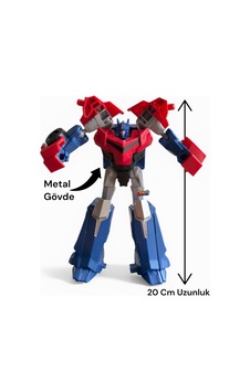 Transformers Optimus Prime Oyuncak Metal Gövde 20 Cm Tır Olan Robot Transformers Optimus Prime Oyuncak Metal Gövde 20 Cm Tır Olan Robot