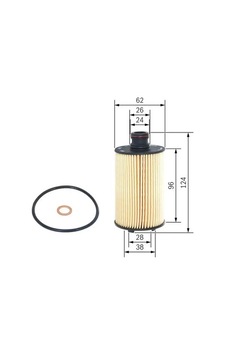 Bosch F026407154 Yag Filtresi 6711803009 6711840125 6721803009