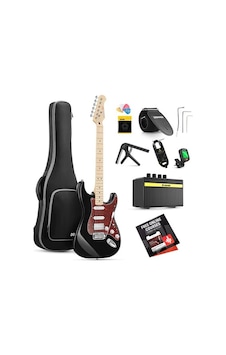 Donner Dst-152 Full-size St Elektro Gitar Seti Siyah