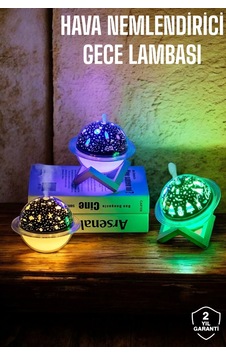 Hava Nemlendirici Masa Ve Gece Lambası Usb Projeksiyon Aromaterapi Çok Renkli Hava Nemlendirici Masa Ve Gece Lambası Usb Projeksiyon Aromaterapi Çok Renkli