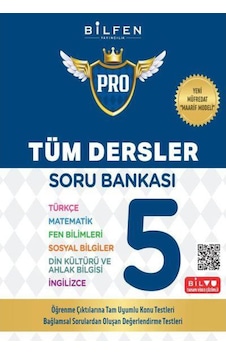 Bilfen Yayıncılık 5. Sınıf Pro Tüm Dersler Soru Bankası Bilfen Yayıncılık 5. Sınıf Pro Tüm Dersler Soru Bankası