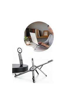 Ortası Mıknatıslı Katlanabilir Alüminyum Laptop Standı Ve Selfie Çubuğu Çok Fonksiyonlu Alüminyum Notebook Yükseltici Ortası Mıknatıslı Katlanabilir Alüminyum Laptop Standı Ve Selfie Çubuğu Çok Fonksiyonlu Alüminyum Notebook Yükseltici