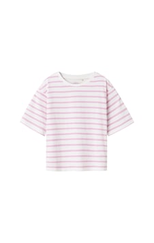 Name It Nkfvitanni Ss Short Rlx Top Unisex Çocuk T-shirt 13241646 Pembe