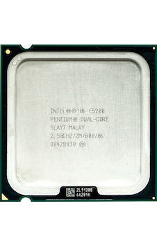 Intel Pentium E5200 Çift Çekirdekli 2.50 Ghz 800 Mhz 2 MB LGA775 CPU İşlemci Intel Pentium E5200 Çift Çekirdekli 2.50 Ghz 800 Mhz 2 MB LGA775 CPU İşlemci
