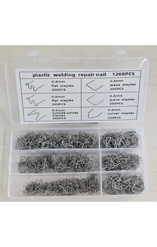 Plastik Zımba Tamir Teli 1200 Adet 6 Çeşit 200 Parça Plastik Zımba Tamir Teli 1200 Adet 6 Çeşit 200 Parça