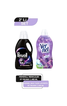 Vernel Max Taze Lavanta 1,44l + Perwoll Siyah 1,485 set-hnkdtj-5124-5982 1400 ML Vernel Max Taze Lavanta 1,44l + Perwoll Siyah 1,485 set-hnkdtj-5124-5982 1400 ML