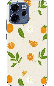 Oppo Reno 15f Uyumlu Mandalinalar Baskılı Silikon Kılıf Renkli Oppo Reno 15f Uyumlu Mandalinalar Baskılı Silikon Kılıf Renkli