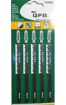 Gfb Ahşap Dekupaj Ağzı T344-D Uzun- 5'Li Paket-2243 Gfb Ahşap Dekupaj Ağzı T344-D Uzun- 5'Li Paket-2243