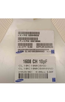 Cl10c100c8nnnd 10pf 50v 1608 Seramik Kondansatör 1000 Adet