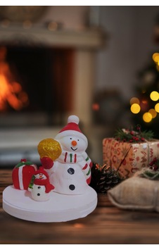 Yılbaşı Konseptli Noel Baba Modern Masa Süsü Yılbaşı Konseptli Noel Baba Modern Masa Süsü
