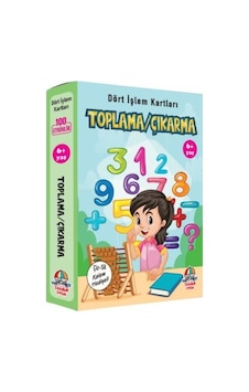 Dört İşlem Kartları - Toplama/Çıkarma (6+ Yaş)- Yağmur Çocuk