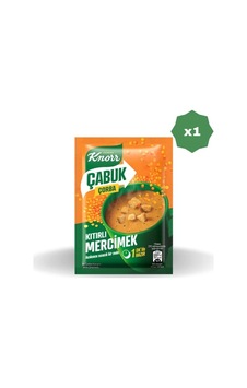 Knorr Çabuk Çorba Mercimek - 1 Adet Knorr Çabuk Çorba Mercimek - 1 Adet