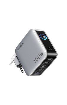 Ugreen Nexode Pro 100w Gan Hızlı Şarj Cihazı, 5 Port 4 Usb-c + Usb-a, Akıllı Dijital Ekranlı, 65620b Ugreen Nexode Pro 100w Gan Hızlı Şarj Cihazı, 5 Port 4 Usb-c + Usb-a, Akıllı Dijital Ekranlı, 65620b