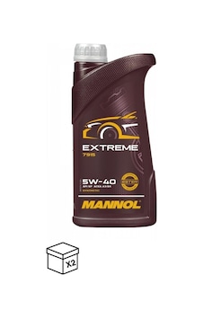 Mannol MN7915-1 Extreme Sae 5W-40 API SN/CH-4 Acea A3/B4 MB Motor Yağı 2 x 1 L