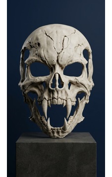 Gotik Yırtıcı Kafatası Maskesi Tasarım Kostüm & Dekoratif Duvar Objesi 9x16 Cm Gotik Yırtıcı Kafatası Maskesi Tasarım Kostüm & Dekoratif Duvar Objesi 9x16 Cm