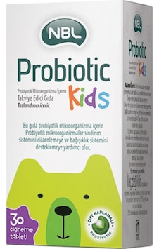 Nbl Probiotic Kids 30 Çiğneme Tableti Nbl Probiotic Kids 30 Çiğneme Tableti