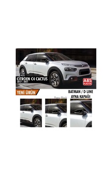Citroen Cactus (2017 - 2021) Batman Ayna Kapağı Arası (parlak Siya