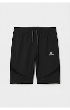 TOMMYLIFE Siyah Rahat Form Gizli Cep Detaylı Baskılı Performans Erkek Şort - 81286 TOMMYLIFE Siyah Rahat Form Gizli Cep Detaylı Baskılı Performans Erkek Şort - 81286