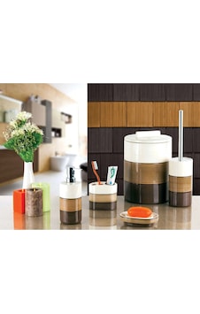 Primanova Gınza 5 Li Banyo Seti Siyah Primanova Gınza 5 Li Banyo Seti Siyah