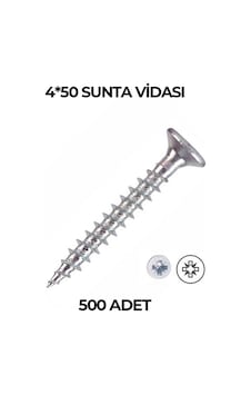 4X50 Sunta Vidası 500 Adet 1 Kutu 1 Kutu