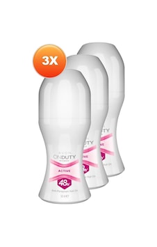 Avon On Duty Active Kadın Roll-On Deodorant 50 ML x 3 Avon On Duty Active Kadın Roll-On Deodorant 50 ML x 3