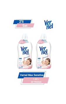 Vernel Max Taze Sensitive 1.44l 60 Yıkama 2'li Set set-hnkdtj-5158-6107 5 KG Vernel Max Taze Sensitive 1.44l 60 Yıkama 2'li Set set-hnkdtj-5158-6107 5 KG