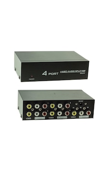 Electroon Av-104 4 Port Audio Video Splitter - Çoklayıcı Electroon Av-104 4 Port Audio Video Splitter - Çoklayıcı