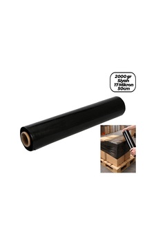6 Adet Brüt: 2000gr Net Streç: 1500gr Siyah Koli - Palet Streç Film 17 Mikron 50cm Bx40 6 Adet Brüt: 2000gr Net Streç: 1500gr Siyah Koli - Palet Streç Film 17 Mikron 50cm Bx40