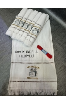 Dugun Havlusu 12 Adet Araba Havlusu (514948218) Beyaz Dugun Havlusu 12 Adet Araba Havlusu (514948218) Beyaz