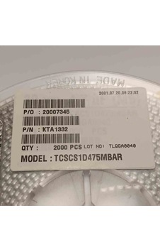Tcscs1d475mbar 4.7mf 20v B Tantal Kondansatör 50 Adet Tcscs1d475mbar 4.7mf 20v B Tantal Kondansatör 50 Adet