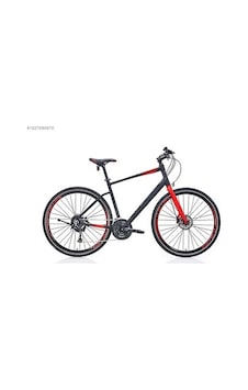 Carraro Sportive 328 C Shimano Cues 18 Vites Şehir Bisikleti Hidrolik Disk Fren 52 Cm - Siyah Kırmızı Siyah - Kırmızı