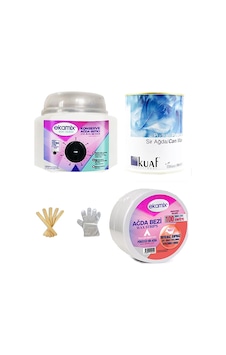 Kuaf Pudralı Konserve Sir Ağda 800 ML + Ekamix Makina + Bez Kuaf Pudralı Konserve Sir Ağda 800 ML + Ekamix Makina + Bez