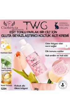 Twg Koltuk Altı Ve Bikini Bölgesi Beyazlatıcı Krem 30 G Twg Koltuk Altı Ve Bikini Bölgesi Beyazlatıcı Krem 30 G