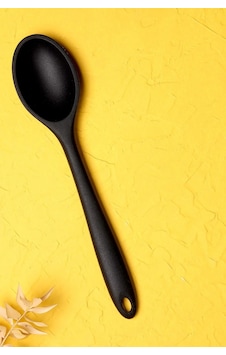 Arow Silikon Servis Kaşığı 27 Cm - Siyah - Pm-522