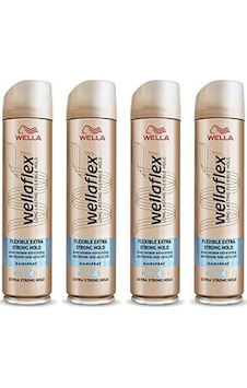 Wella Wellaflex Flexible Extra Strong Hold Saç Spreyi 4 x 250 ML Wella Wellaflex Flexible Extra Strong Hold Saç Spreyi 4 x 250 ML