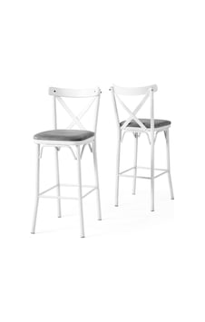 Eylül Bar Mutfak Sandalyesi Metal 2 Li Set 001