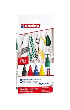 Eding T-Shırt Kalemi Yuvarlak Uçlu Basıc 2-3 Mm 5 Li 4500/5S Eding T-Shırt Kalemi Yuvarlak Uçlu Basıc 2-3 Mm 5 Li 4500/5S