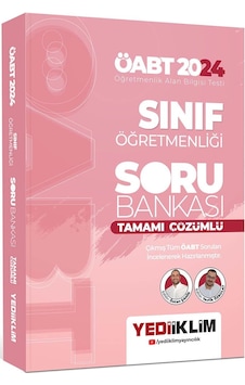 Yediiklim Yayınları 2024 Öabt Sınıf Öğretmenliği Tamamı Çözümlü Soru Bankası