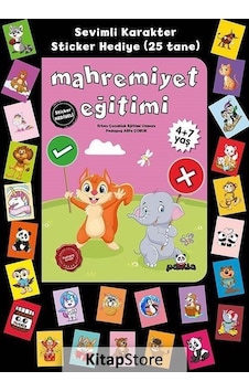 Mahremiyet Eğitimi - Stickerlı 4+7 Yaş - Afife Çoruk - Panda