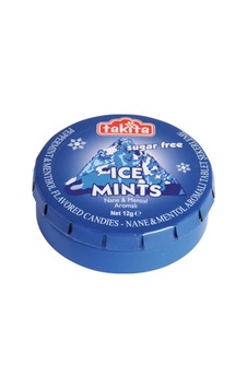 5 Adet Takita Ice Mints Şekersiz Tablet Şeker 12 G 5 Adet Takita Ice Mints Şekersiz Tablet Şeker 12 G