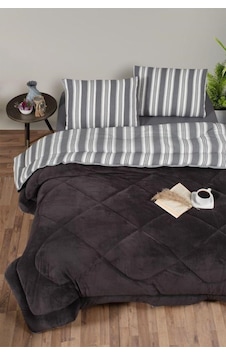 Kristal Soft Relax Uyku Seti Çift Kişilik Antrasit Antrasit Kristal Soft Relax Uyku Seti Çift Kişilik Antrasit Antrasit