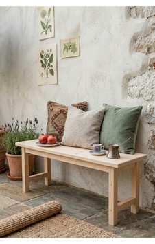 Milena Bench Naturel Bank 30x100 Ham Ladin Ağacı Ahşap Milena Bench Naturel Bank 30x100 Ham Ladin Ağacı Ahşap