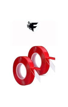 2 Adet Silikonlu Çift Taraflı Montaj Bandı 18mm X 2mt