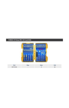 Tomax Çantalı Bits Set 34 Pr
