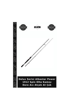 Delux Serisi Albastar Power 1912 Spin Olta Kamışı Dere Avı Atçek At Çek 220cm Delux Serisi Albastar Power 1912 Spin Olta Kamışı Dere Avı Atçek At Çek 220cm