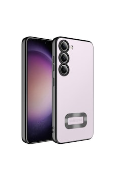Fibaks Galaxy S23 Plus Uyumlu Kılıf Kamera Lens Korumalı Şeffaf Renkli Logo Gösteren Parlak Omega Kapak Siyah Fibaks Galaxy S23 Plus Uyumlu Kılıf Kamera Lens Korumalı Şeffaf Renkli Logo Gösteren Parlak Omega Kapak Siyah