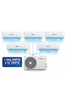 Viessmann Vitoclima F3120M2 300-S/HE 7+7+12+12+18 İç 42 Dış Ünite Multi Split Klima Viessmann Vitoclima F3120M2 300-S/HE 7+7+12+12+18 İç 42 Dış Ünite Multi Split Klima